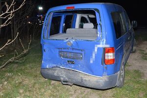 tył uszkodzonego auta