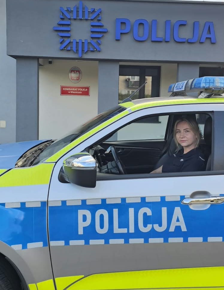Sierżant Iwona Łobińska z Komisariatu w Wisznicach oddała szpik swojemu genetyznemu blźniakowi