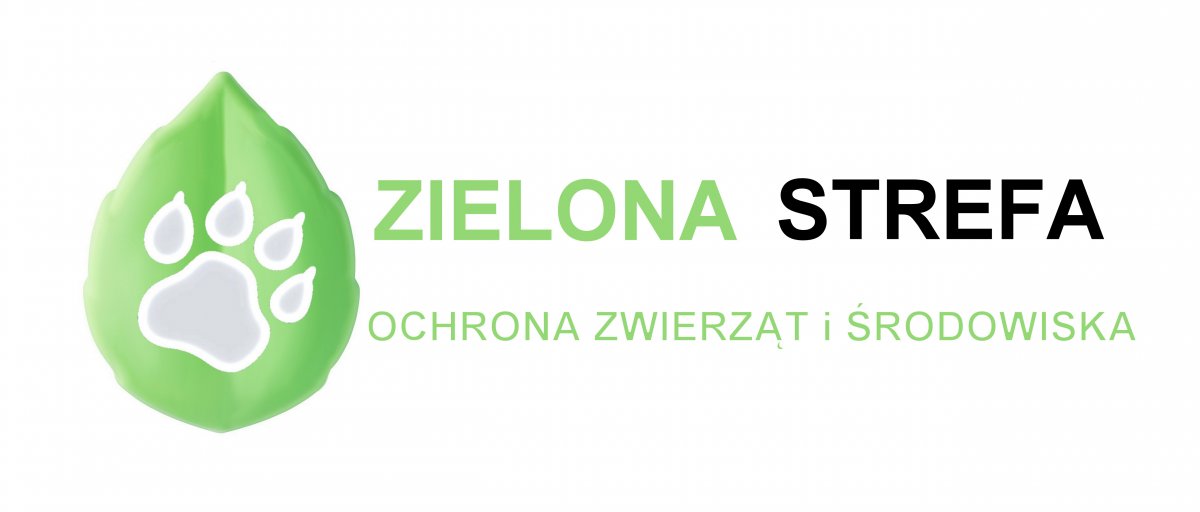 Baner Zielona Strefa z napisem Ochrona Zwierząt i Środowiska