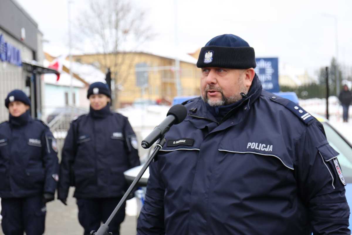 przemówienie komendanta Oleksiaka