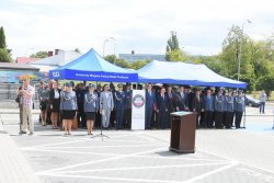 Policjanci oraz zaproszeni goście