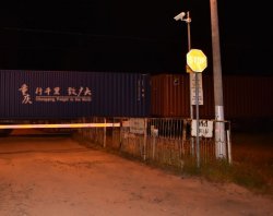 przejazd kolejowy - miejsce wypadku