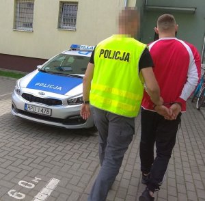 zatrzymany mężczyzna