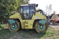 walec na jednej z posesji