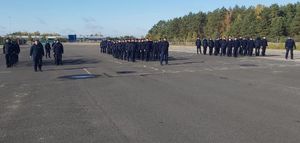 funkcjonariusze w trakcie ćwiczeń